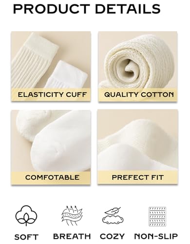 Image of Slouchy Socks for Women Stretchy Knee-High Scrunch Socks Soft Long Slouch Boot Socks