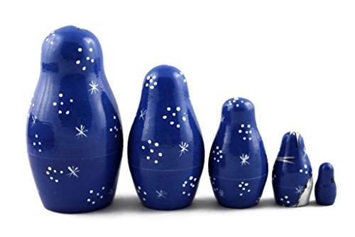 Matryoshka Matrioska Babuska Russian Nesting Wooden Doll Frozen Elsa Anna Elza Olaf Matryoshika Babushka 5 Pcs Stacking Hand Painting Nested Matriosjka Matrioska Matreshka Matrjoska Matroeska #TOP2