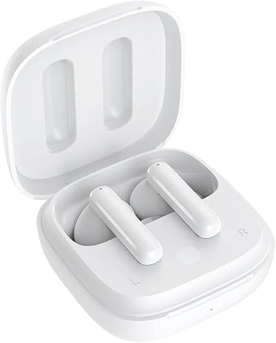 QCY Auriculares inalámbricos T13 ANC con cancelación activa de ruido, auriculares Bluetooth 5.3 con funda de carga de reproducción de 30 horas,