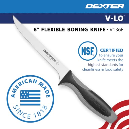 Dexter Russell V-LO Boning Knife, 6" Flexible Blade for Filleting Fish by Dexter - Image 5