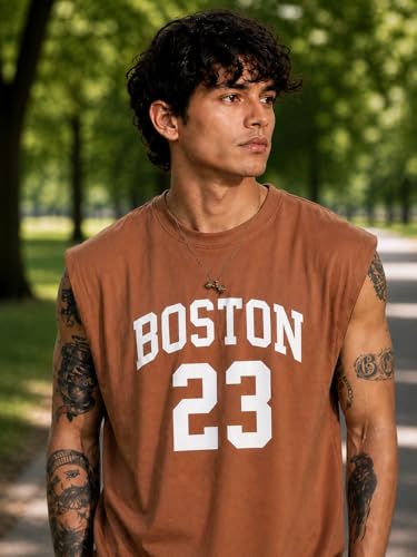 Image of Printed Men's Polycotton Relax Fit Round Neck Half Sleeve T-Shirt for Casual & Gym Wear