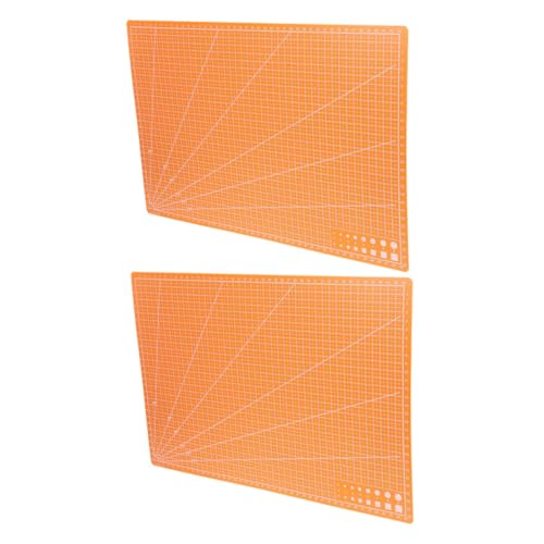 Angoily Double-sided Quilting Cutting Pad 2pcs Craft Cutting Board for Sewing Mats Double-sided Sewing Mat for Crafts