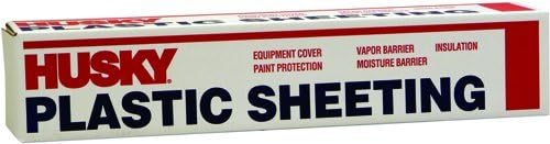 Husky Plastic Sheeting Black 6ml 20ft x 100ft