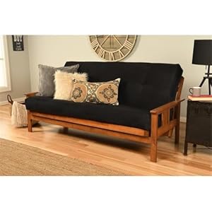 Kodiakfurniture75traditionalfullsizesuedefabricfutonmattresswithcoilhingedinnerspringunitfoamconstructiontuftedcoverinblackfinishframenotincluded Urban Country Home Decor Kodiak furniture 75 traditional full size suede fabric futon mattress with coil hinged innerspring unit foam construction tufted cover in black finish frame not included urban country home decor