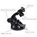 Walway Action Camera Car Suction Cup Mount+ Tripod Adapter for GOPRO Hero 6/5/5 Session/4 Session/4/3+/3/2/1, and Other Action Camera
