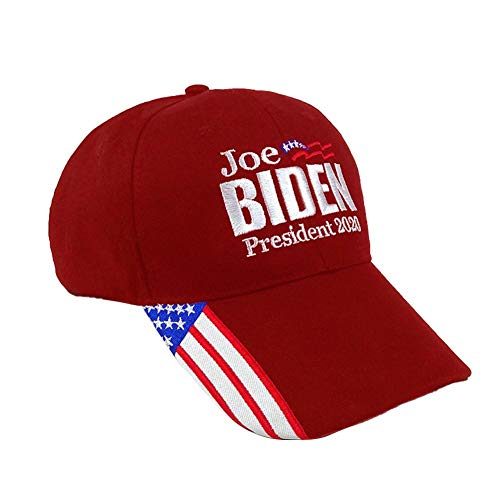 jinclonder Biden Hut Baseball Cap US Presidential Biden Hat President Cap One Size, Verstellbarer Sonnenhut aus hochwertiger Reiner Baumwolle, wunderschön Bestickt, weich und bequem