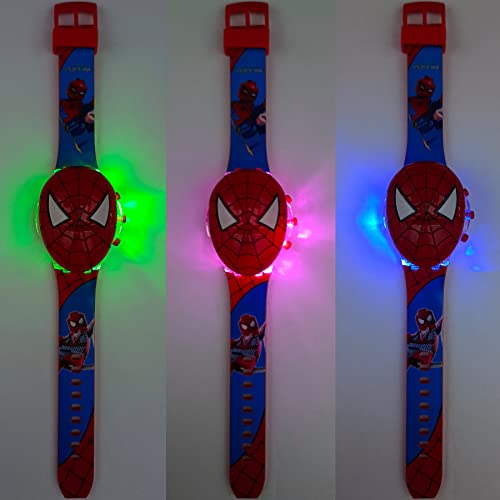 Image of Brishti 3D Kitty Cat Character Multicolored Glowing Light and Musical Digital Girl's Wrist Watch | Unique Cute Cartoon Character on Strap | Soft Silicone Strap | Suitable for Age 3-12 Year Kids