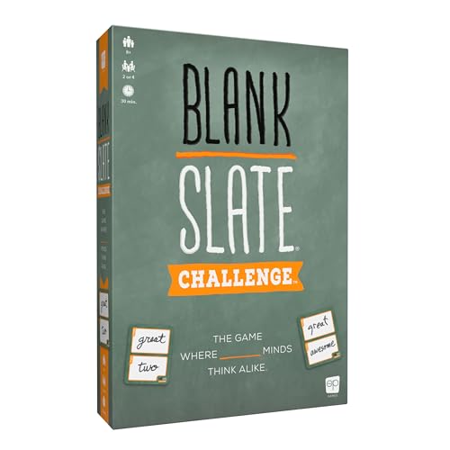 Blank Slate: Challenge A Fresh Take on The Classic Creative Word Matching Fun with 150 Word Prompts Match Words to Score Points & Win Great Travel Party Game Experience for 2 or 4 Players