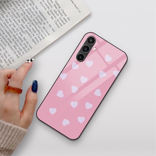 Image of COLORflow Back Cover Compatible with Samsung Galaxy S23 FE 5G|Heart Celestial Color Customized|Shockproof TPU Bumper with Camera Protection Compatible with Samsung Galaxy S23 FE 5G,Multicolor