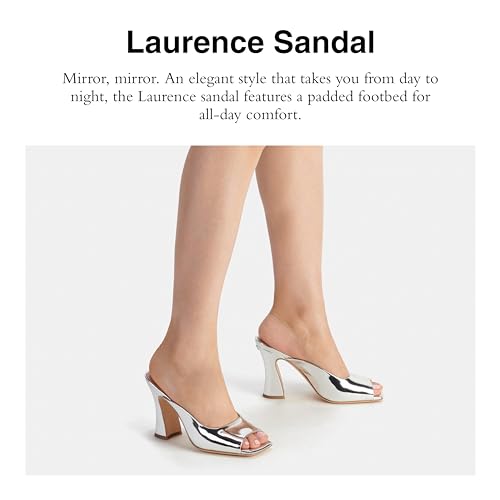 Coach Women's Laurence Metallic Leather Sandal2