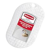 Rubbermaid INSTAMAT Bath Tub Shower Mat, Non-Slip Tub Mat with Suction Cups, Bath Mat Hangs on Showerhead for Quick Dry, 27.2 x 15.2 Inch, BPA-Free, Easy to Clean, for Inside Tub or Shower, Clear