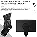 HumanCentric VESA Mount Adapter Compatible with Samsung Curved Monitors 32