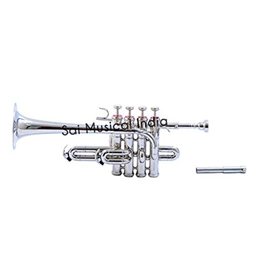 Sai Musical India Pitr-02, Piccolo Trumpet, Bb, Nickel #TOP1