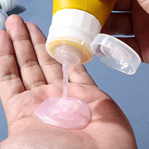 Gemice Travel Bottles For Toiletries, 3Oz Tsa Approved Travel Size Containers Bpa Free Leak Proof Travel Tubes Refillable Liquid Travel Accessories With Clear Toiletry Bag (4 Pack) #TOP3