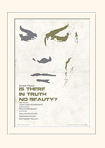 Pyramid International Star Trek (is There in Truth No Beauty) -Mounted Print Memorabilia 30 x 40cm, Paper, Multicoloured, 30 x 40 x 1.3 cm