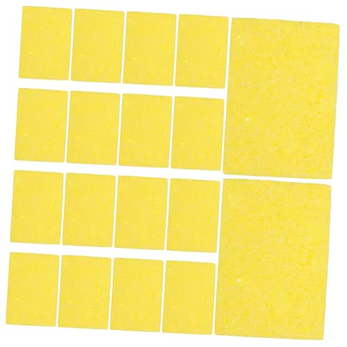 Ciieeo Soldering Iron Sponge 100pcs Soldering Iron Cleaning Sponge Heat Resistant Cleaning Pads