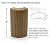 3/4" x 2 1/4" x 4" Clear Superior Grade Alder & Knotty Premium Grade Alder Outside Radius Corner Base Block Bullnose - Fits 3/4" Radius, Trim Molding (12, Clear Alder)