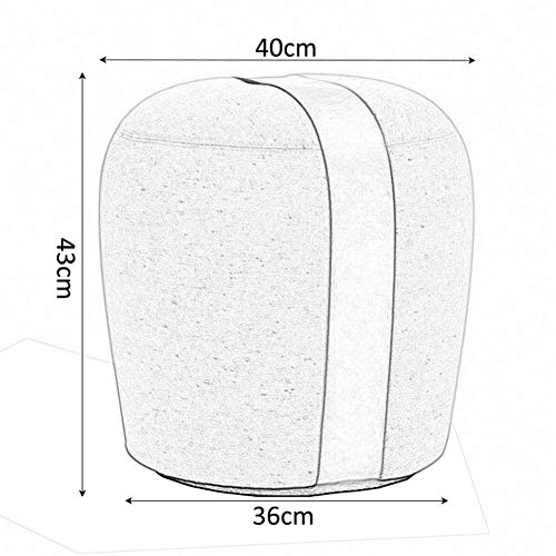 Puff minimalista creativo para ganar espacio y taburete para sofa portatil redondo multifuncion 3