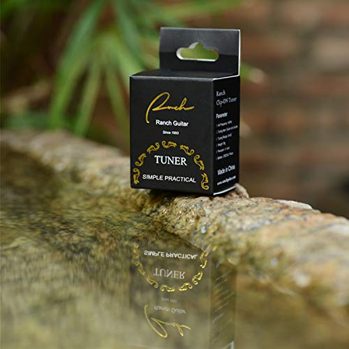 Ranch Clip-On Tuner Specialized for Ukulele and Guitar