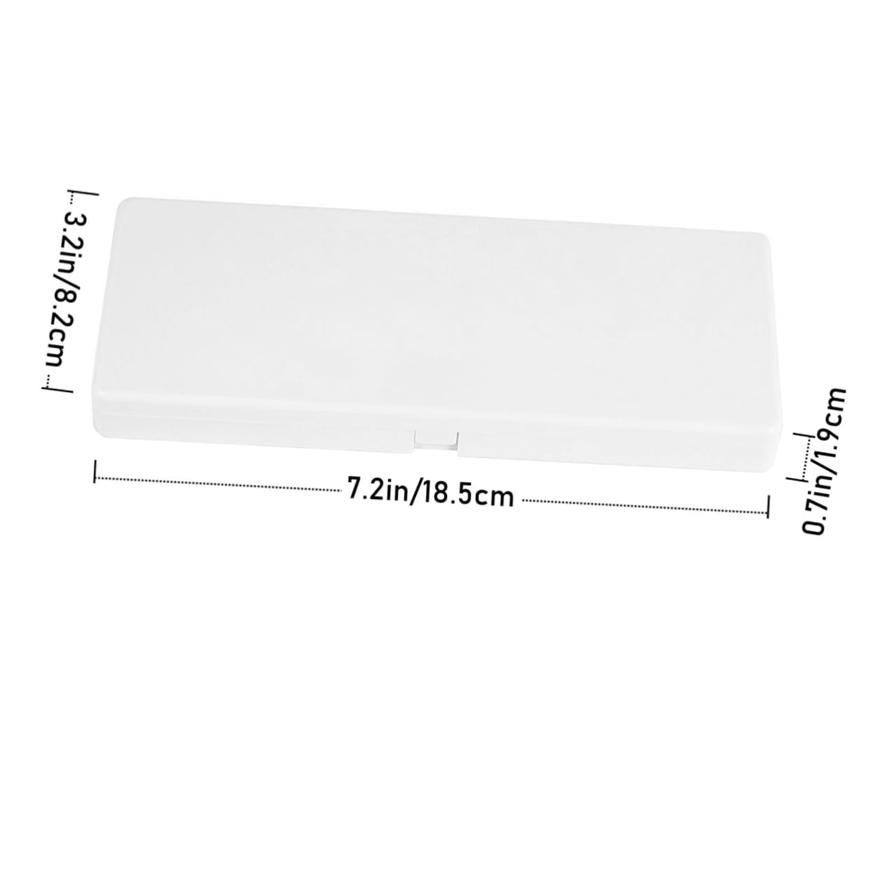 OSALADI 1 Plastic Color Mixing Plate for Painting Nail Art Durable Watercolor Palette for for Creative Projects and DIY Crafts White