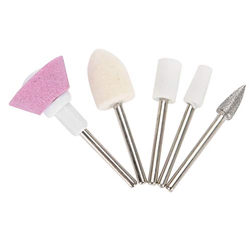 Juego de 5 piezas de Brocas para Uñas de Cerámica y Metal miniatura 5