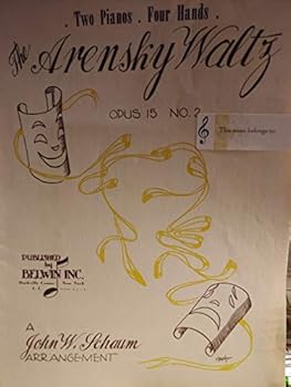 Sheet music The Arensky Waltz Book