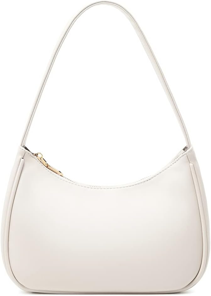Shoulder Bags for Women, Cute Hobo Tote Handbag Mini Clutch Purse with Zipper Closure
