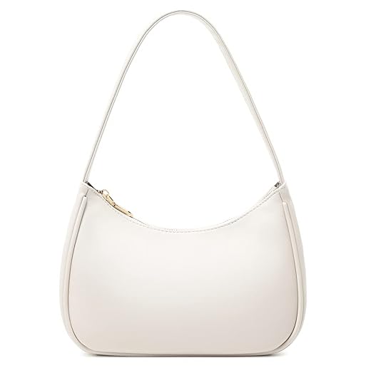 Shoulder Bags for Women, Cute Hobo Tote Handbag Mini Clutch Purse with Zipper Closure