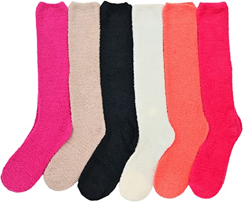 Image of ToBeInStyle Women's Pack of 6 or 12 Knee High Socks