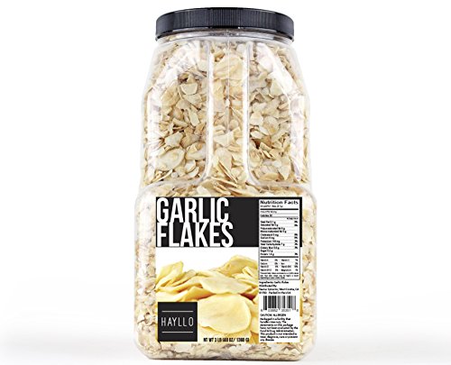 dehydrated organic garlic - Hayllo All Natural Dehydrated Garlic Flakes Dry Slice Dried Garlic, 3 Pound