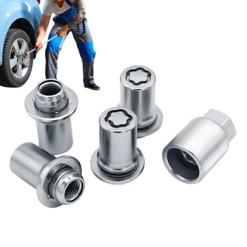 Tuercas ruedas M12x1.5 acero inoxidable candado antirrobo neumático recambio coche camión