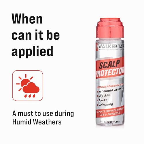 Image of Walker Scalp Protector Thick Dab-On 41.4 ml (1.4 FL oz) | Strong Booster Support for Toupees & Hair Patches | Anti-Itching & Anti-Bacterial Formula | Enhances Adhesion & Long Lasting Hold | Pack of 1