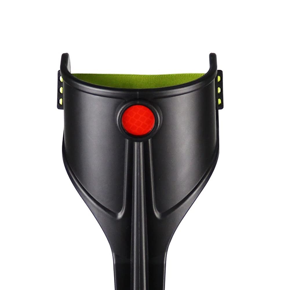 Muletas Plegable, Muletas Codo Adulto, Muletas Regulables con Empuñadura Confort (Color : Zwart, Size : 1 Count)