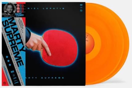 Marty Supreme Ping Pong Orange Soundtrack Record