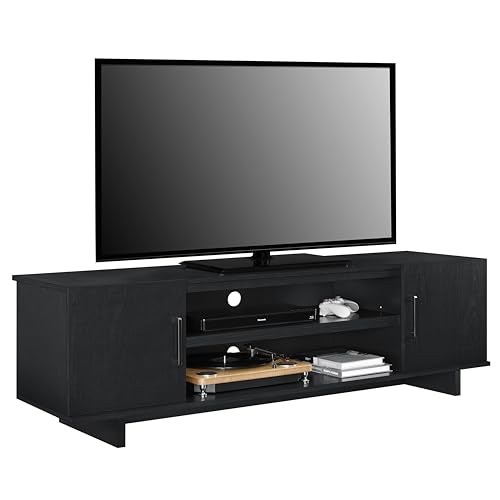 Ameriwood Home Southlander TV Stand for TVs up to 65", Black Oak - Thumbnail 3