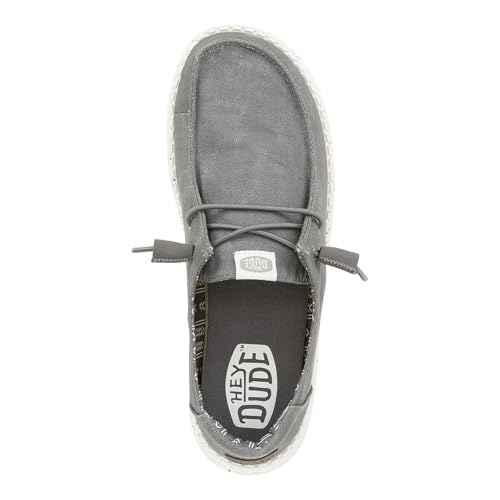Image of HEYDUDE Women's Wendy Stretch Canvas Slip On Shoes | Easy On Loafer