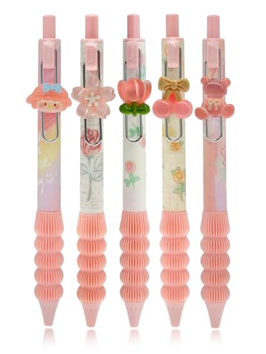 Bolígrafos Roller Pink 0.5mm Pack 6 Negro