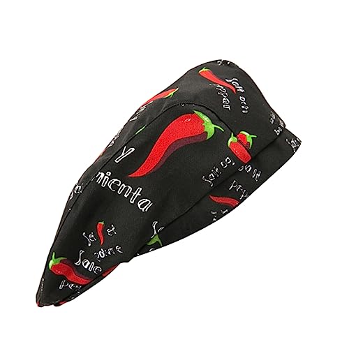 VALICLUD Elegante Gorro De Chef con Estampado De Gorro Creativo para Chef Gorro Cómodo para Cocinar Gorro Multiusos