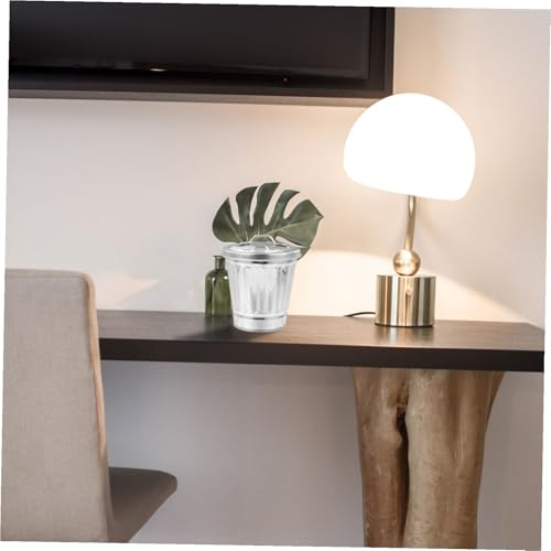 Lid para basurero mini plateado galvanizado 2 pcs miniatura 6