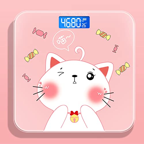 Báscula digital para baño con vidrio templado miniatura 1