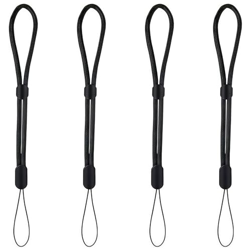 JinRuiCPeng 4 PCS Appareil Photo Ajustable Dragonne Poignet, Sangle de Sécurité avec Boucle Rapide pour Téléphone Portable, Phone, Appareil Photo Compact, Accessoires Photo et Usage Quotidien