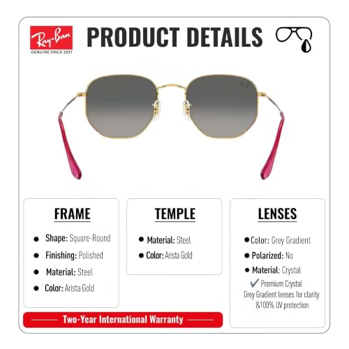 Image of Ray-Ban RB3548N HEXAGONAL FLAT LENSES Sunglasses w /Official Eyewear Kit