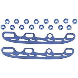 Cuchillas Para Patines Cuchilla de repuesto para patines de hielo de acero inoxidable de repuesto para patines de hockey sobre hielo, kit de mantenimiento de accesorios para hombre 29 cm (tamaño: 38-45) (azul)