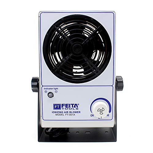 FEITA Ionizer Air Blower ESD Ionizer Desktop Lonizing Air Blower Static Eliminator Anti-Static