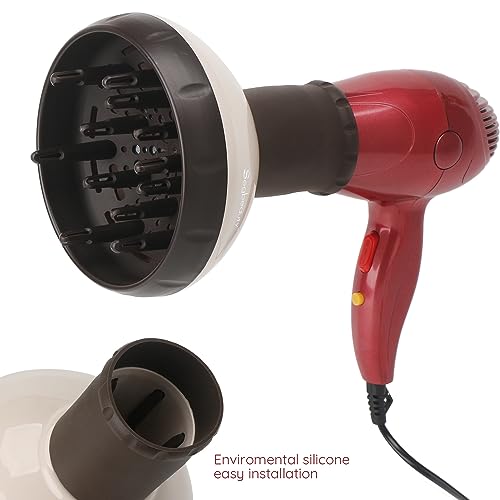 Image of Segbeauty Hair Diffuser with Deep Bowl, Adjustable Air Flow Professional Hair Diffuser Attachment for Curly Wavy Hair, Hairstylist Barber Salon Tool Fitting Most Blow Dryer with 1.57 inch-1.97 inch Nozzle