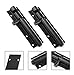Cionyce 5 PCS Barrel Bolt Latch 3 Inch Heavy Duty Slide Lock, Black Aluminum Alloy Slide Latch Door Lock Barrel Latch for Security Gate Slide Bolt, Garage Door Latches, Warehouse Shed Latches