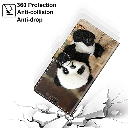HopMore Flip Case for iPhone 6S / 6 Phone Case Protective Wallet Case for Girls Women Boys PU Kickstand Card Slot Holder Silicone Bumper 360 Degrees Shockproof Cover - Image 2