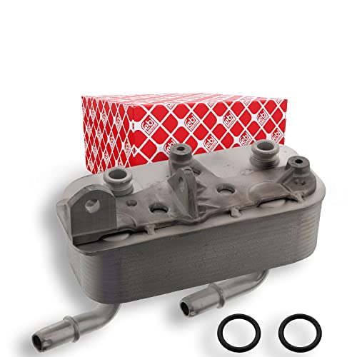 febi bilstein 100132 Oil Cooler for automatic transmission, with seal rings, pack of one