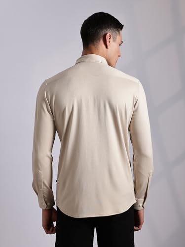 Image of Thomas Scott Men's | Tencel Fabric | Solid | 4 Way Stretchable | Lightweight | Moisture Absorb | Wrinkle Free | Shirt