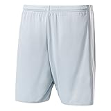 adidas Men's Soccer Tastigo 17 Shorts, Light Grey/White, Large